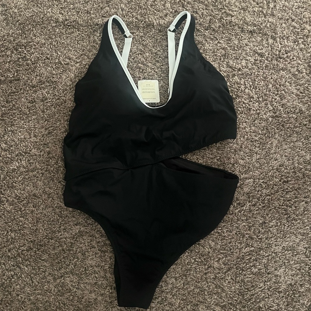 Fabletics Black One-Piece Swimsuit